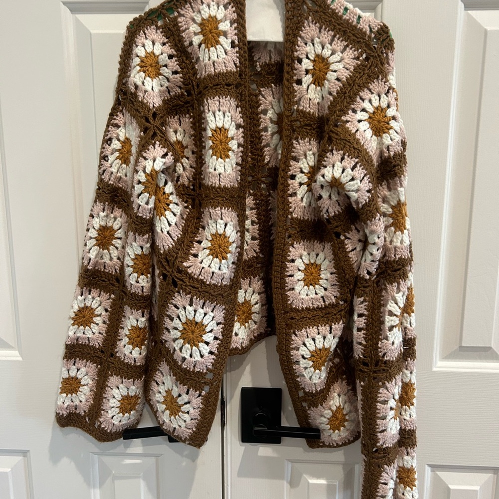 Handmade Crochet Cardigan Sweater